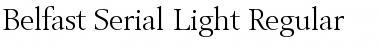 Belfast-Serial-Light Font
