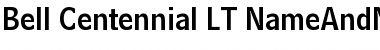 BellCentennial LT NameAndNr Regular Font