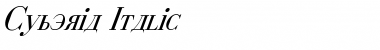 Cyberia Italic Font