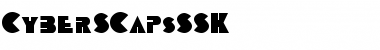CyberSCapsSSK Font