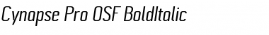 Cynapse Pro OSF BoldItalic Font