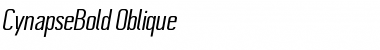 CynapseBold Oblique Font