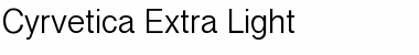 Cyrvetica Extra Font