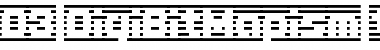 D3 DigiBitMapism type B Font