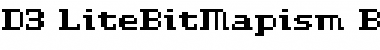 D3 LiteBitMapism Bold-Selif Font