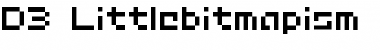 D3 Littlebitmapism Round Font