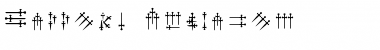 Daggers Alphabet Font