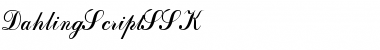 DahlingScriptSSK Font