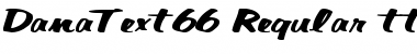 DanaText66 Regular Font