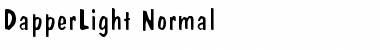 DapperLight Normal Font
