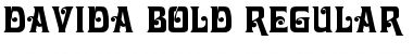 Davida Bold Regular Font