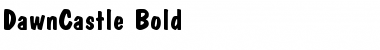DawnCastle Bold Font