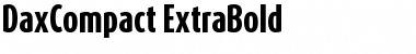DaxCompact-ExtraBold Regular Font