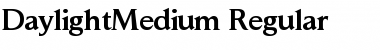 DaylightMedium Font