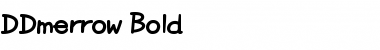 DDmerrow Bold Font