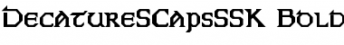 DecatureSCapsSSK Bold Font