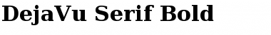 DejaVu Serif Bold