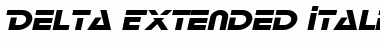 DeltaExtended Font