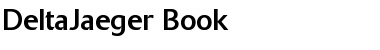 DeltaJaeger-Book Font
