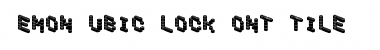 DemonCubicBlockFont Tile Font