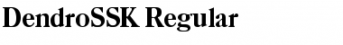 DendroSSK Regular Font