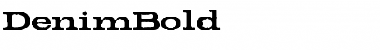 DenimBold Regular Font