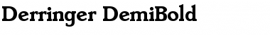 Derringer-DemiBold Font