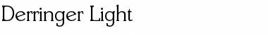 Derringer-Light Font