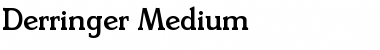 Download Derringer-Medium Font