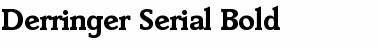 Derringer-Serial Bold Font