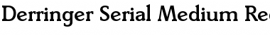 Derringer-Serial-Medium Font