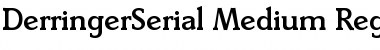 Download DerringerSerial-Medium Font