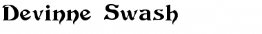 Devinne Swash Regular Font