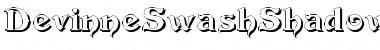 DevinneSwashShadow Regular Font