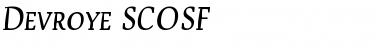 Devroye SCOSF Font