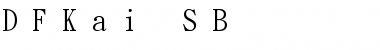 DFKai-SB Regular Font
