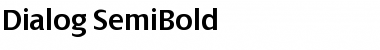 Download Dialog SemiBold Font