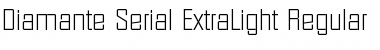 Diamante-Serial-ExtraLight Font
