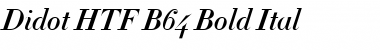 Didot Bold Italic Font