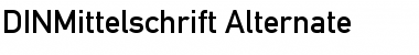 DINMittelschrift-Alternate Font