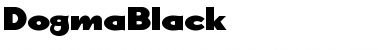 DogmaBlack Font