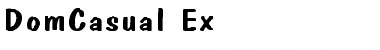 DomCasual Ex Font
