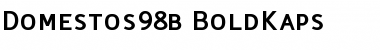 Domestos98b Bold Font