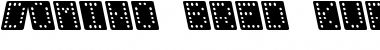 Domino bred kursiv Font