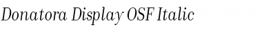 Donatora Display OSF Font