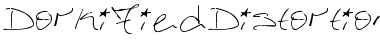 DorkifiedDistortion Font
