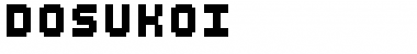 DOSUKOI Font