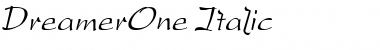 DreamerOne Italic Font