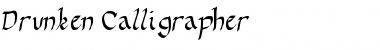 Drunken Calligrapher Font