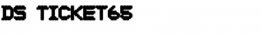 DS Ticket65 Font
